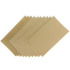 Image of Coral Essentials Abrasive Sandpaper Sheets Fine Medium Coarse Grits 10 piece