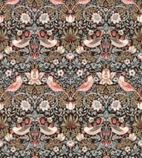 Image of 1 Roll of William Morris & Co Strawberry Thief Wallpaper 510022 Old Fashioned