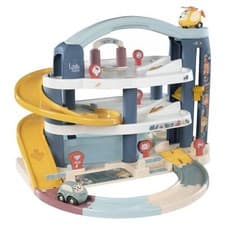 Image of SMOBY BIG GARAGE PLAY SET KIDS TOY CAR HELICOPTER PARKING DRIVING RAMP 18+ MONTH