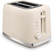 Image of Swan ST19034CRM Wave 2-Slice Toaster, 7 Browning Levels, Defrost, Cream
