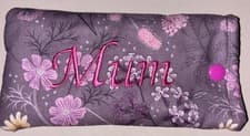 Image of Floral Mum fabric Glasses Spectacle Quilted Case Handmade Lovely Gift