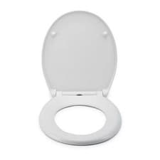 Image of Croydex Flexi-Fix Constance Toilet Seat - White - Brand New
