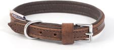 Image of Vintage Leather Padded Collar Chestnut 35-43 Cm Size 4