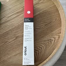 Image of Cricut Smart Iron-On NEW Matless Heat Transfer Vinyl 33cm x 91.4cm Red