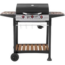 Image of George Foreman Product Care Group GFGBBQ3BW Gas Barbecue Free Standing Black /