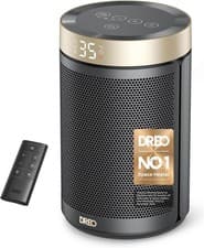 Image of Dreo Electric Heater, 1500W Energy Efficient Space Room Heater, Upgrade Remote P