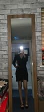 Image of Allsaints  Black Polkadot Dress. Size 8. New.