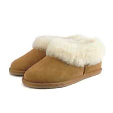 Image of SHEEPSKIN SLIPPERS BOOT STYLE 100% GENUINE SHEEPSKIN  ALL colours