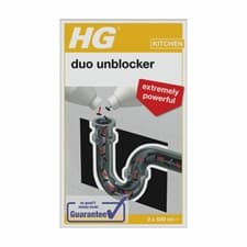 Image of HG Duo Unblocker 2 x 500ml Extremely Powerful for Bathroom/Kitchen Drains