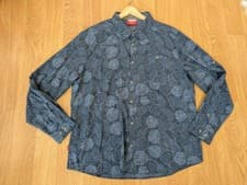 Image of Craghoppers Nosilife Men's Long Sleeve Shirt Floral Blue XL Polyamide Hiking