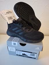 Image of Adidas Duramo 10K Size 11.5 Kids Black Trainers