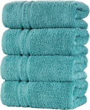 Image of 4x Luxury Hotel Quality 100% Pure Soft Cotton towel 500GSM Saloon Spa Bath Towel