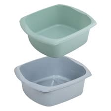 Image of Addis Rectangular Washing Up Bowl 9.5L Plastic Durable Kitchen Sink Basin