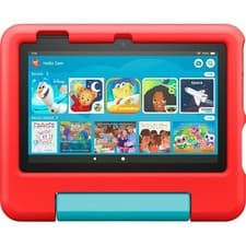 Image of Amazon Fire 7 Kids Tablet 12th Gen 16GB Red