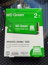 Image of WD Green SN3000 2TB NVMe SSD M.2 PCIe Gen4 2280 R 5000MB/s W 4200MB NEW SEALED