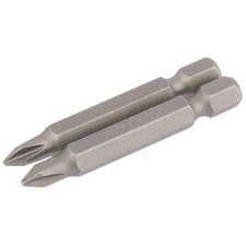 Image of Draper Phillips Screwdriver Bit PH1 50mm Pack of 2