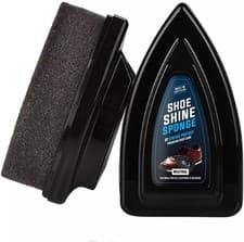 Image of Shoe Shine Polish Sponge - Suitable For All Leathers & Colours - Natural