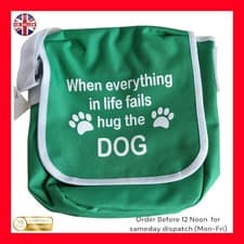 Image of Small Crossbody Essentials Shoulder Bag with dog slogan