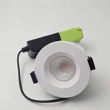 Image of Luceco FType Fire Rated LED Downlight 6W 2700K Warm White 580lm Dimmable IP65