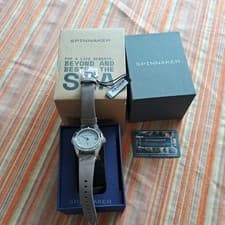 Image of Spinnaker Fleuss Automatic Grey Men's Watch SP-5055-0H BNWT Xmas Bargain 