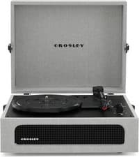 Image of Crosley Voyager Portable Retro Turntable Bluetooth - Grey - BRAND NEW IN BOX