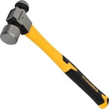 Image of Roughneck Fibreglass Shaft Ball Pein Hammer 900g