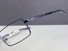 Image of Burberry Eyeglasses Frames Woman Blue Silver Square Slim Check 8935 NP:144€