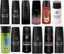 Image of 6 x Lynx Deodorant Body Spray150ml - Various Fragrance