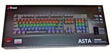 Image of Trust Asta GXT 865 Mechanical Keyboard with 7 Colour Cycles - Brand New & Boxed.
