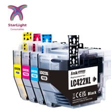 Image of 4 Ink Cartridge LC422XL Fits For Brother MFC-J5340DW MFC-J5345DW
