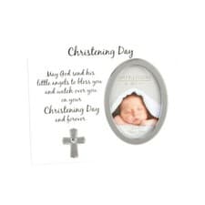 Image of Christening Day Photo Picture Frame 3x4 Baby Gift by Celebrations