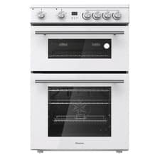 Image of Hisense 60cm Electric Cooker - White HDE3211BWUK