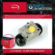 Image of Wheel Cylinder fits NISSAN MICRA K12 1.2 Rear 02 to 10 Brake 44100AX600 Apec New