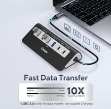 Image of Intpw USB C Hub, 9-IN-1 USB C Hub Multiport Adapter with 4K HDMI, PD 100W, Type