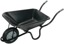 Image of Draper 17993 Plastic Tray Wheelbarrow 85L Pneumatic Tyre Builders Garden Barrow