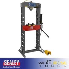 Image of Sealey Premier Air/Hydraulic Press 30 Tonne Floor Type with Foot Pedal