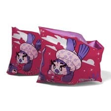 Image of SPEEDO SEA OTTER ARMBANDS AGES 2-6 YEARS HOLIDAY SWIMMING POOL PINK / PURPLE