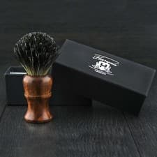 Image of BRAND NEW - 100% PURE BADGER HAIR SHAVING BRUSH for Men - Wooden Handle