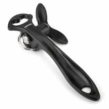 Image of Manual Tin Can Opener Safety Easy Clean Kitchen Utensil Professional Soft Grip