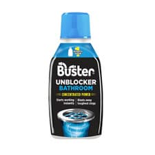 Image of Buster Bathroom Plughole Unblocker Fast Powerful Clear 300ml