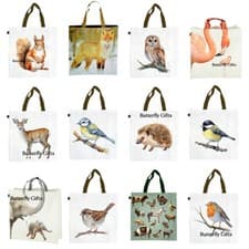 Image of Large Reusable Shopping Bags Womens Ladies Gym Travel Tote Shoulder Washable Bag