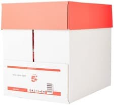 Image of 5 Star Value Copier Paper Ream-Wrapped FSC 80gsm A4 White - 5 x 500 Sheets