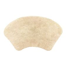 Image of Curved Shower Mat 80 x 48cm - 100% Cotton U-Shaped Bath Mat Supersoft, Absorbent