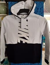 Image of Nike Sportswear Pullover Colourblock Junior Hoodie (Multiple Sizes Available)