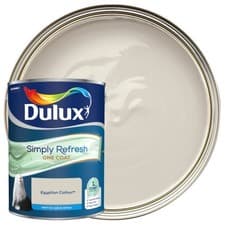 Image of Dulux Simply Refresh One Coat Matt Emulsion Egyptian Cotton 5L Interior Decor UK