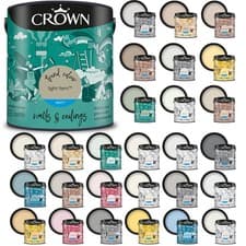 Image of Crown Paint Matt Emulsion Walls & Ceilings 2.5L All Colours