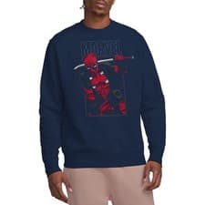 Image of Marvel Deadpool Sword Unisex Sweatshirt S-2XL, Navy