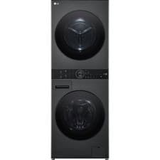 Image of LG WT1210BBTN1 Free Standing Washer Dryer 12Kg 1400 rpm Platinum Black A Rated