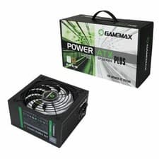 Image of Game Max 650W ATX PC 80+ PSU Power Supply 140mm Grey Fan APFC 5x SATA 2x PCI-E