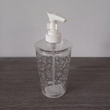 Image of BN Clear Bubble Pump Hand Wash Soap Lotion Bottle Dispenser / White Top **NEW**